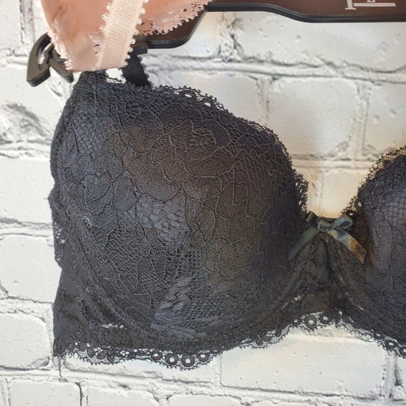 FELINA 2 pack lace contour Bras 36C NWT Pink Black - Picture 7 of 8